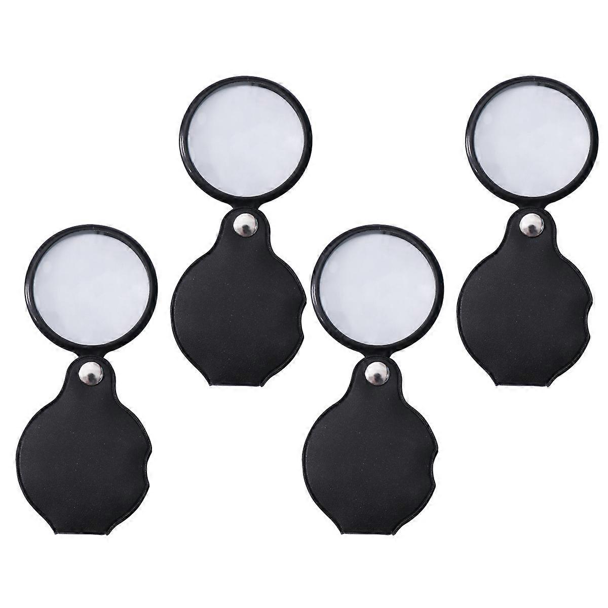 5X Magnifying Glass Folding Magnifier for Reading 12Pcs Pocket Loupe Set
