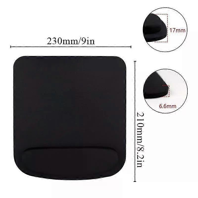 Environmental Eva Ergonomic Mousepad Computer Game Mouse Pad Wrist Pad Comfortable Mouse Mats For Office Home Solid Color