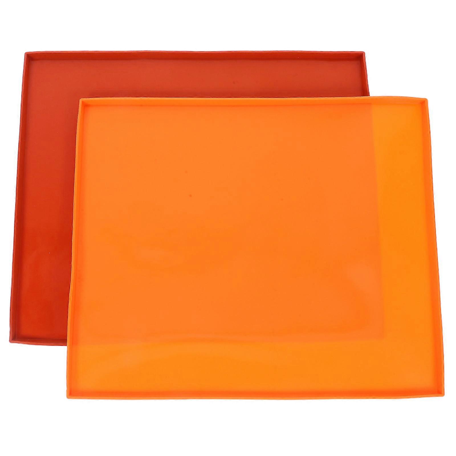 Assorted Color Silicone Baking Mat for Pastry Baking 2Pcs Non Stick Mats