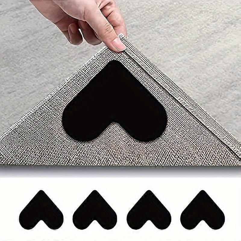 Non Slip Rug Pad for Hardwood Floors, Washable Reusable Carpet Gripper for Area Rugs and Tile