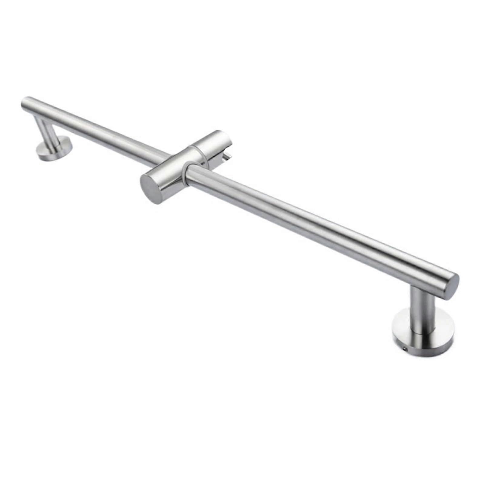 Handheld Shower Head with Hose and Adjustable Shower Slide Bar Set, Brushed Nickel Stainless Steel