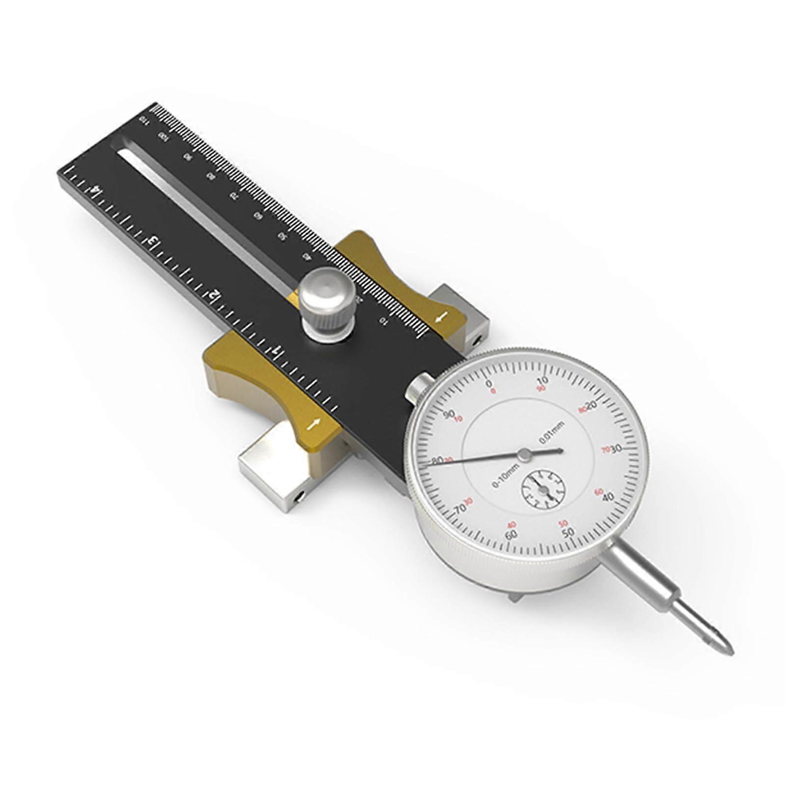 Table Saw Miter Gauge with Dial Indicator, Precision Blade and Fence Alignment Tool for Woodworking