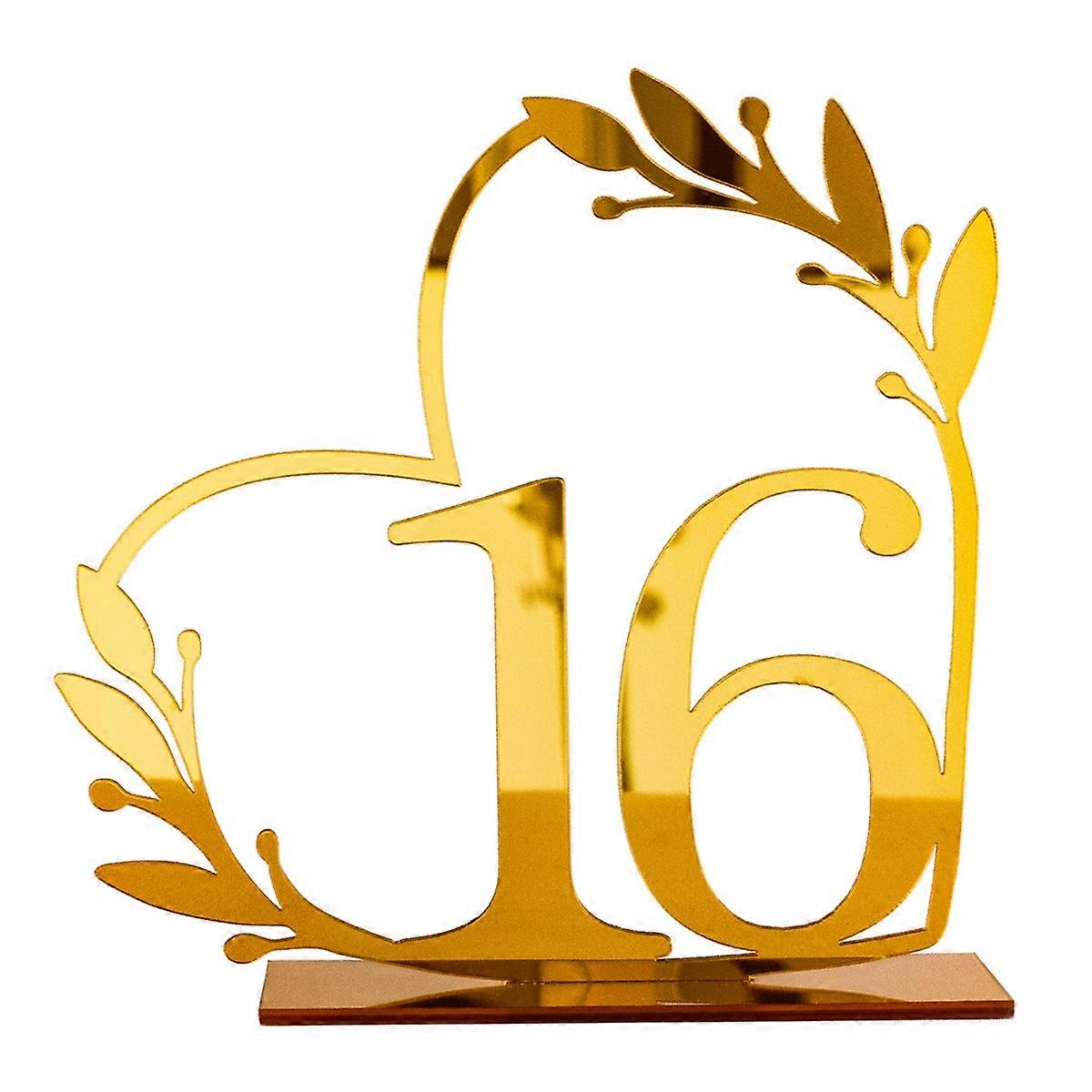 DIY Acrylic Numbers Wedding Table Numbers Mirror Table Numbers