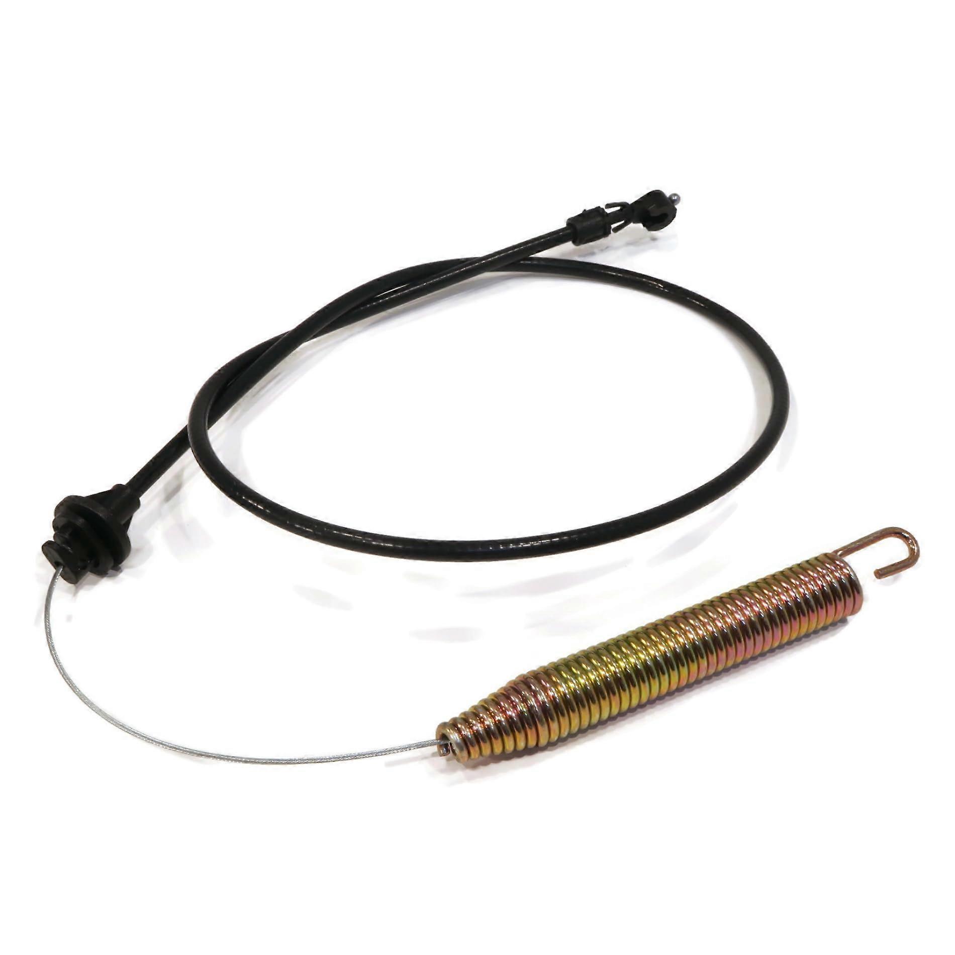 Lawn Mower Deck Engagement Cable with Spring for Craftsman 42 Inch Riding Mower Replacement