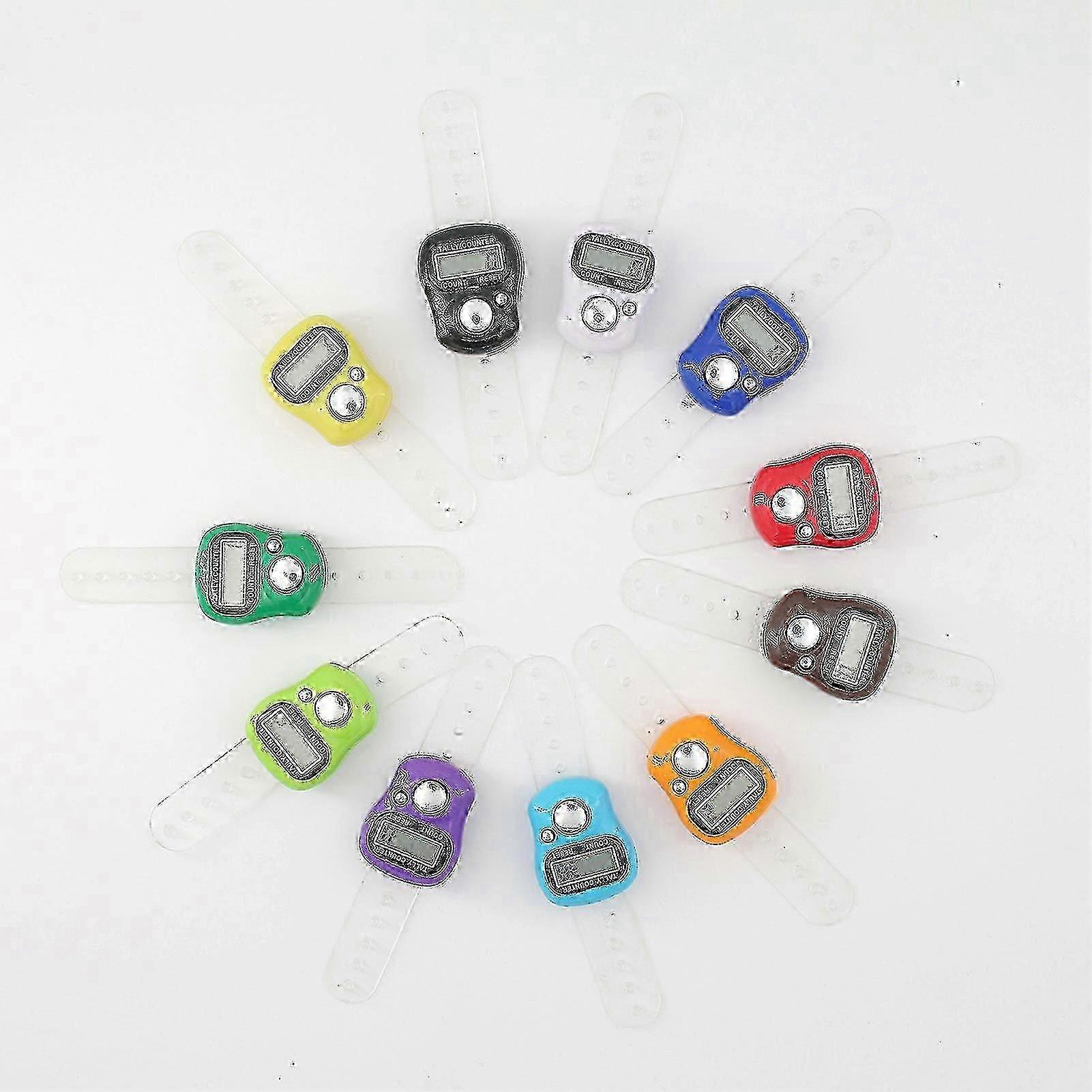 Electronic Finger Counter Resettable Lcd Clicker Counter With Big Function Button For Goods Counting Walking 2025