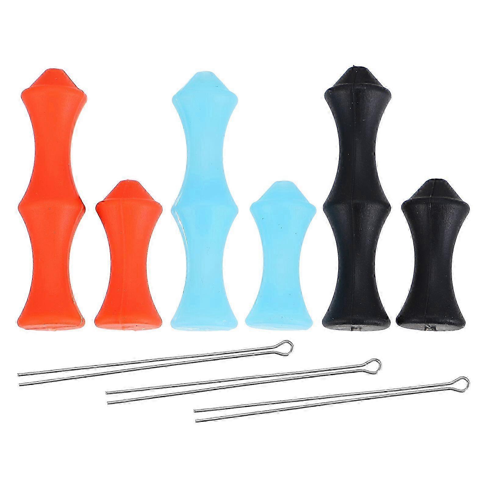 26-27 6pcs Bow String Finger Saver Silicone Recurve Bows String Fingers Rollers