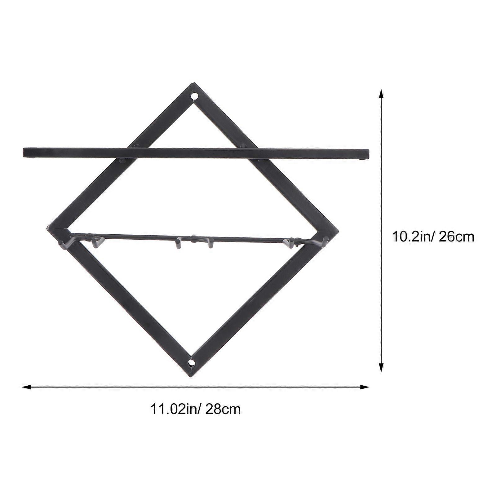 Red Display Rack Iron Holder for Storage 1Pcs Decorative Rack