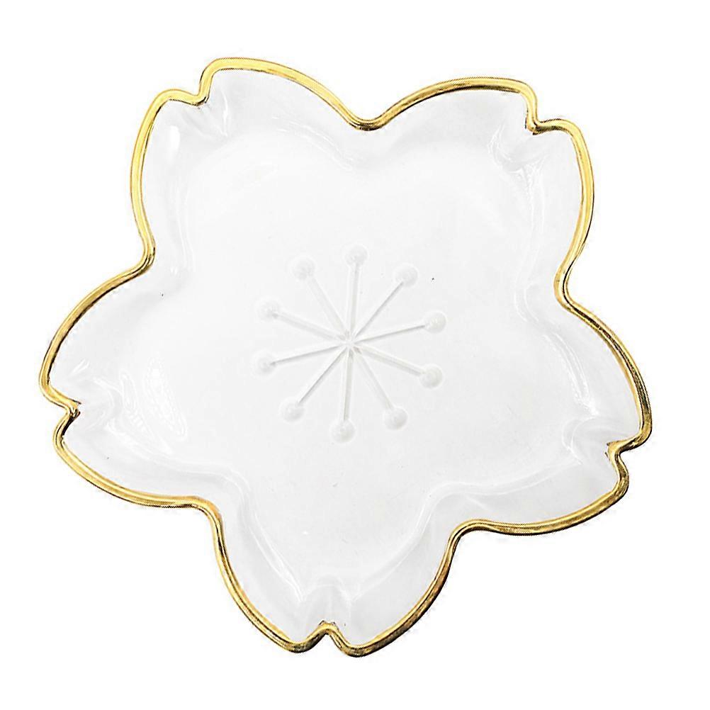 Glass Serving Plate Shape Food Plate for Storage Use 1Pcs