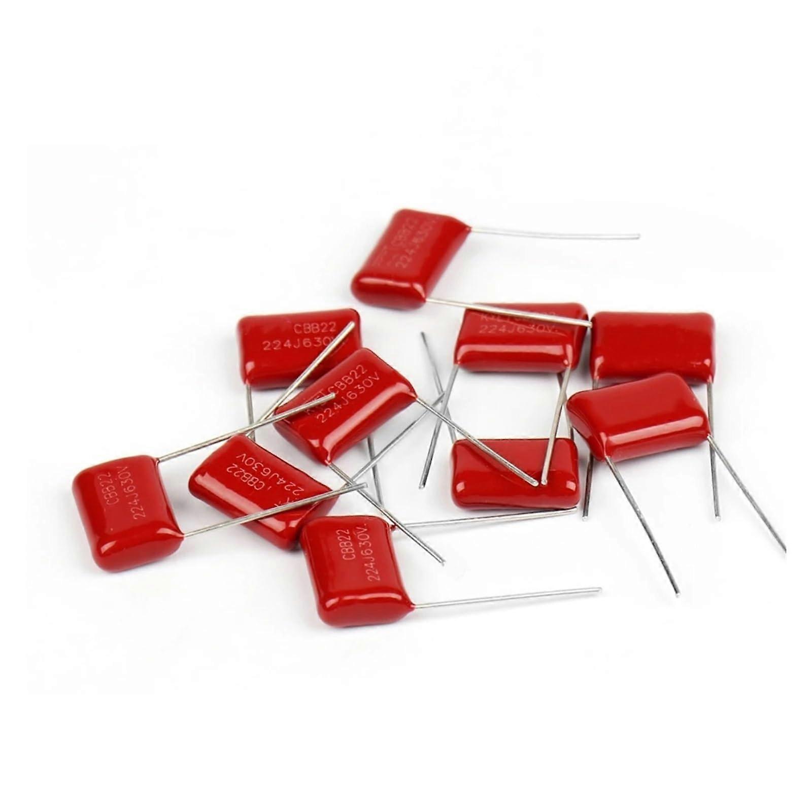 10Pcs 400V 450V CBB22 Polypropylene Film Capacitor 680nF  Voltage for Electronics