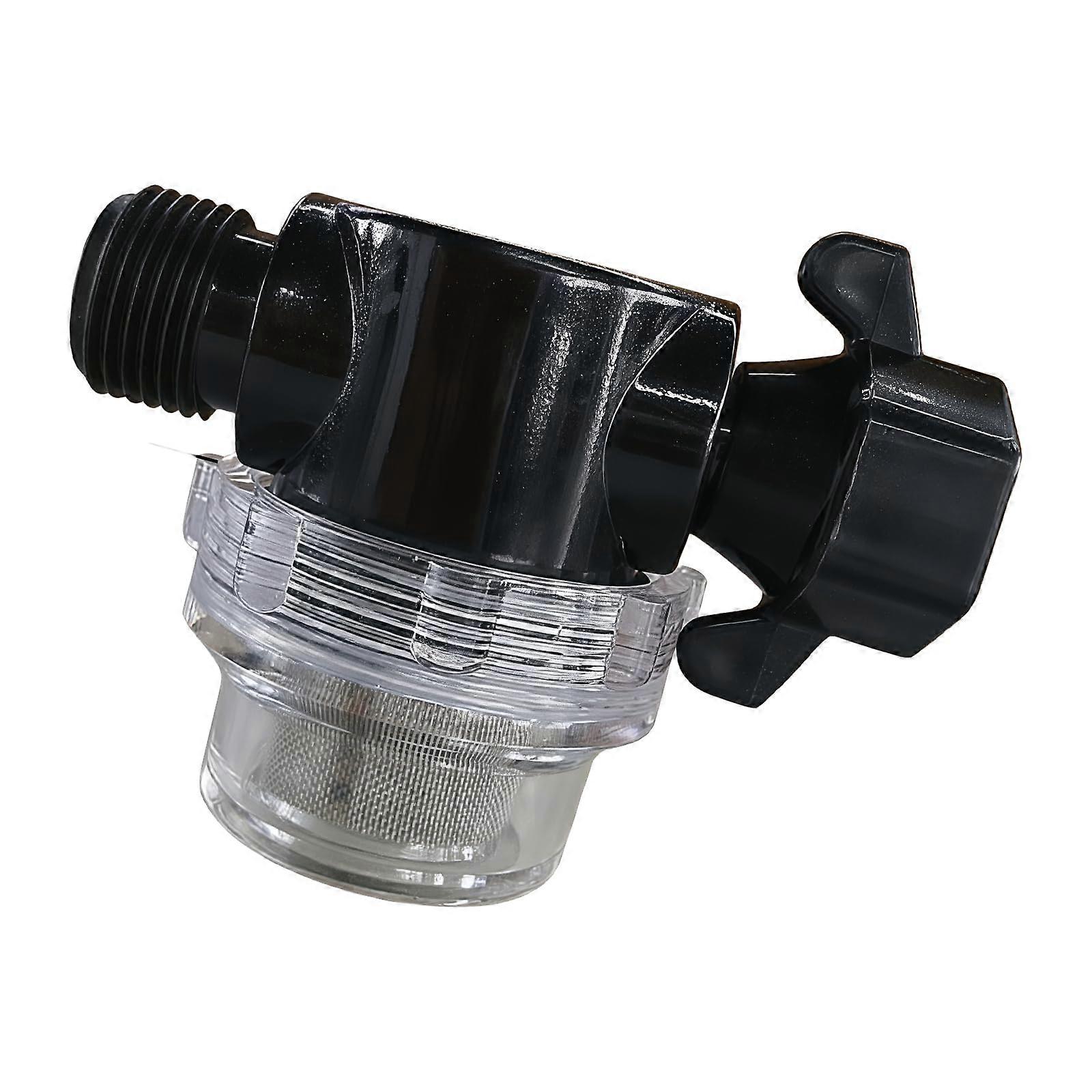 Reusable Inline Water Filter with Precision Sediment Removal for Household Plumbing Systems