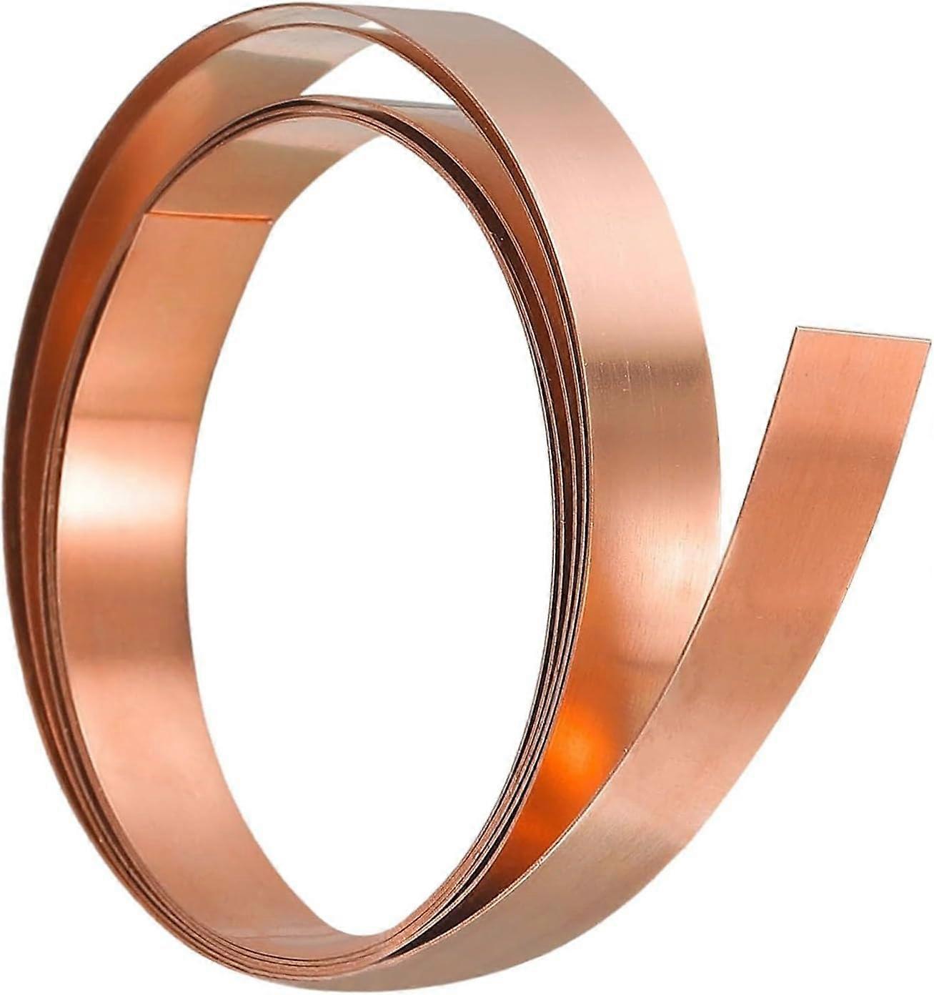 0.06mm T2 Copper Sheet Foil Roll for DIY Projects,  Electrical and Heat Conductivity