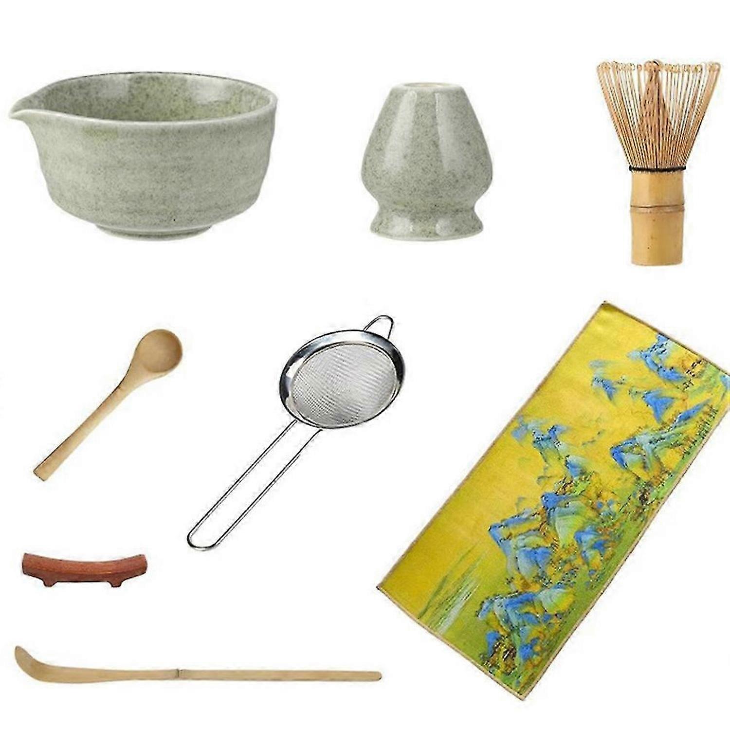 Matcha Ceremony Accessory Set Easy Using Matcha Tea Tool Kit Present for Family Friends
