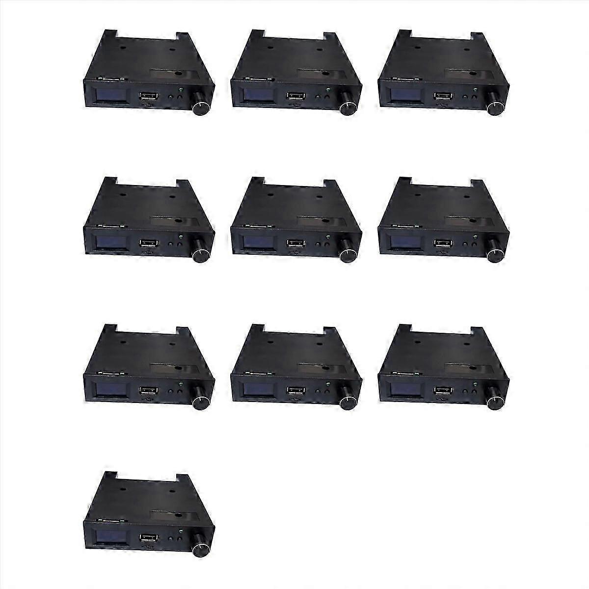 10X SFRM44-U100LQD-435 Floppy Drive Emulator with OLED Screen & Rotary Encoder Flash Floppy Drive