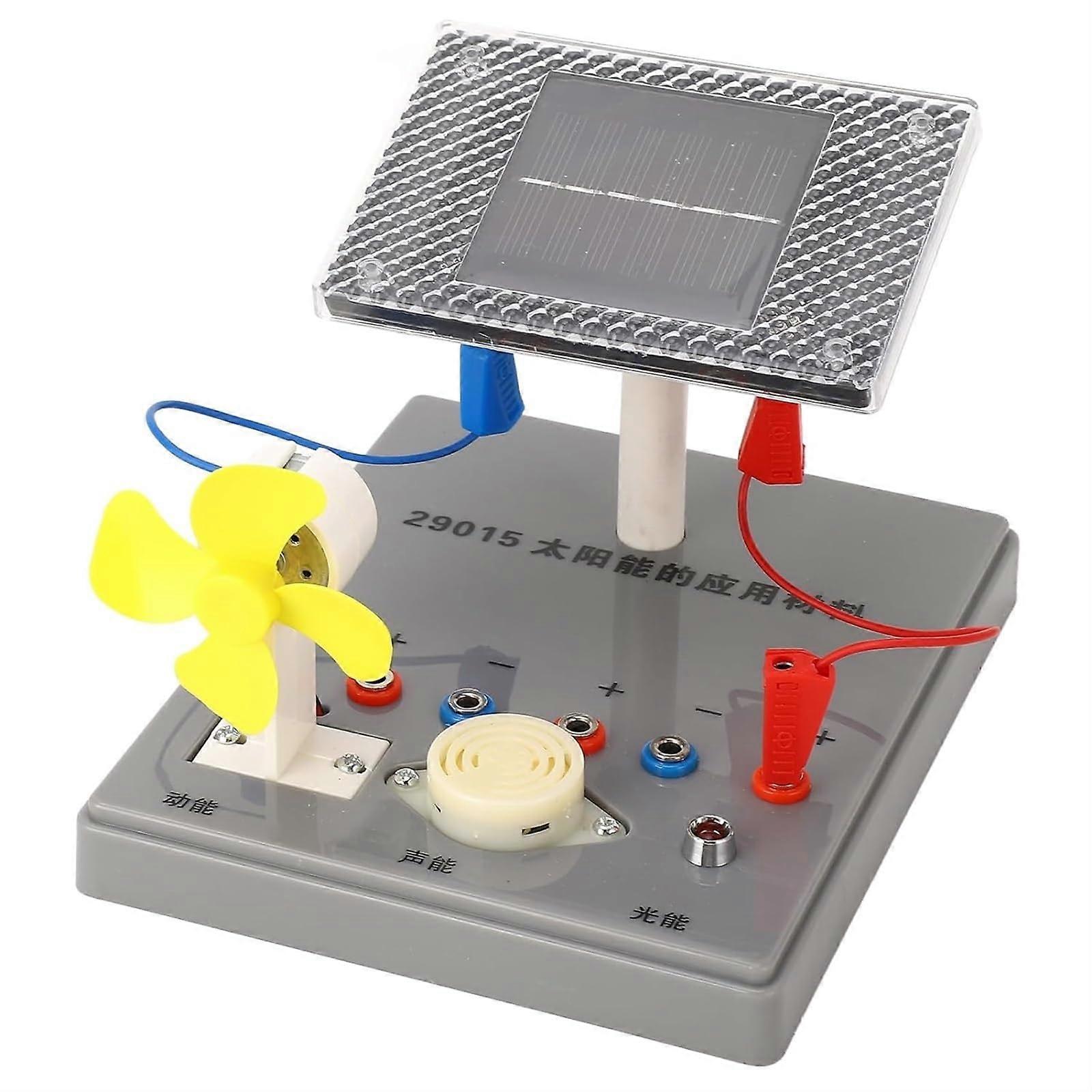 Solar Cell Experiment Kit with RealTime Voltage Display, Interactive Light Response and HandsOn Learning