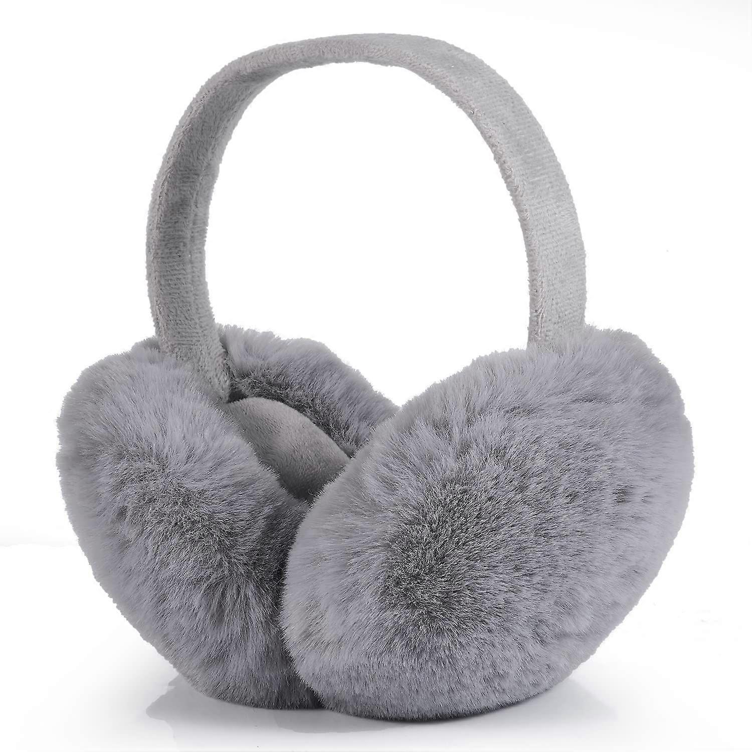 Adjustable Foldable Ear Warmers Soft Comfortable Plush Earmuffs