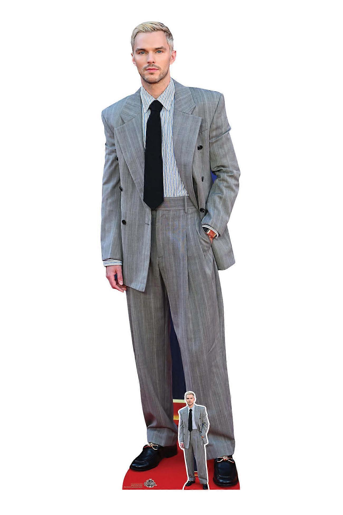 Nicholas Hoult Grey Suit Lifesize Cardboard Cutout / Standee / Standup