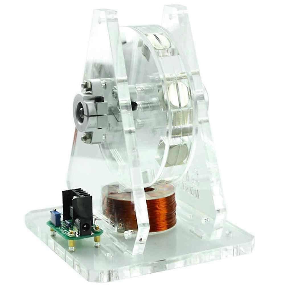 24V Brushless Motor Kit with Speed Bearings for Students Physics Experiment Transparent Design