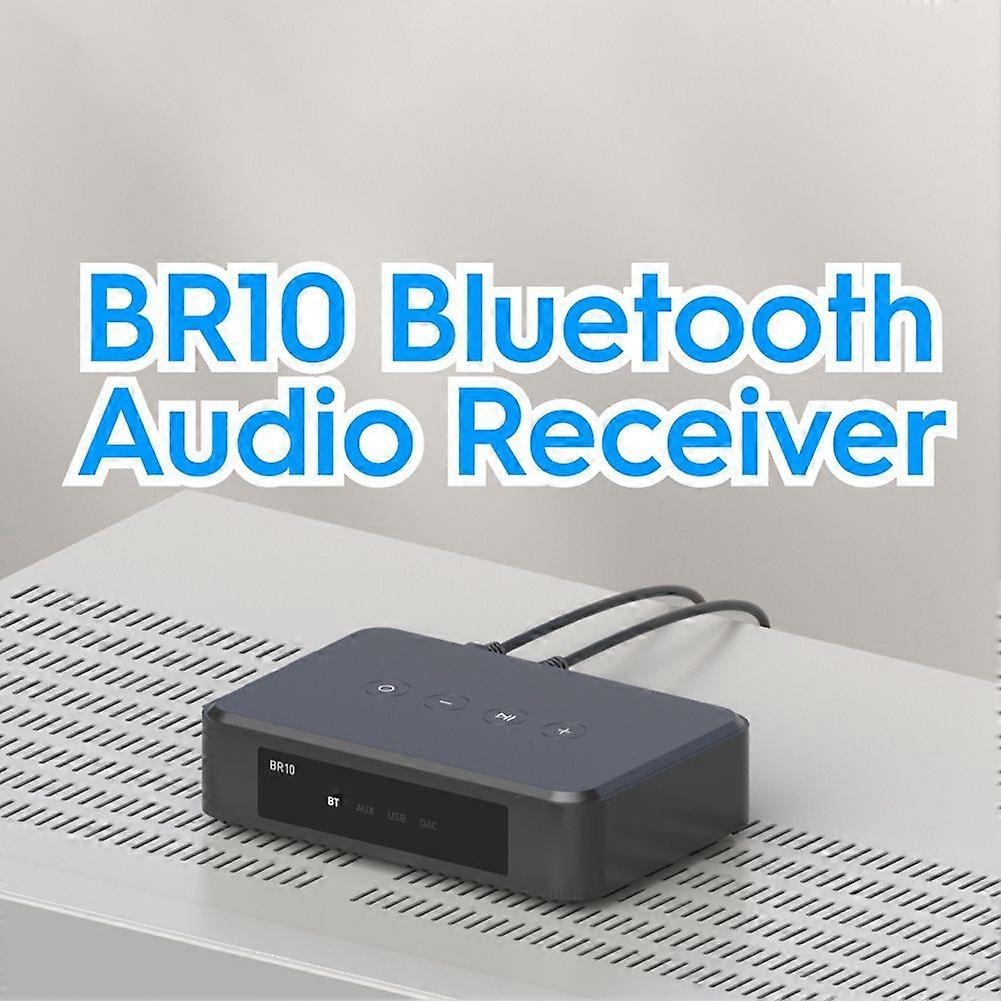 BR10 Bluetooth Wireless Analog Input and Digital Input USB Disk Control for Android and IOS,with Remote Control EU Plug