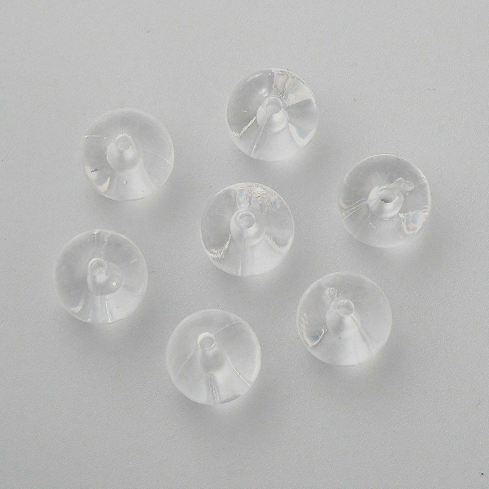 Acrylic Beads Round Clear 14mm hole: 2mm