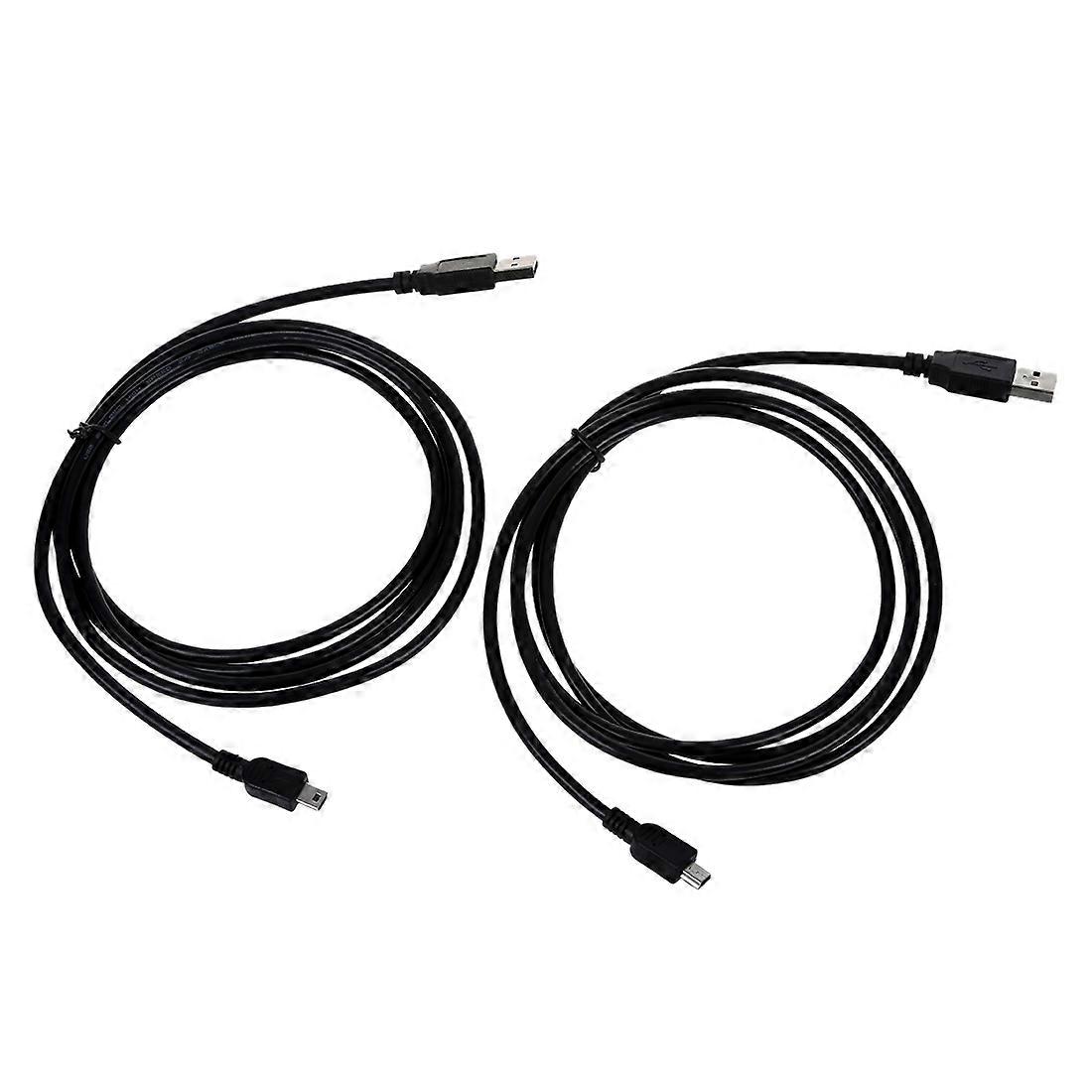 2x 6ft USB Charger Cable Cord For Sony PS3 Controller