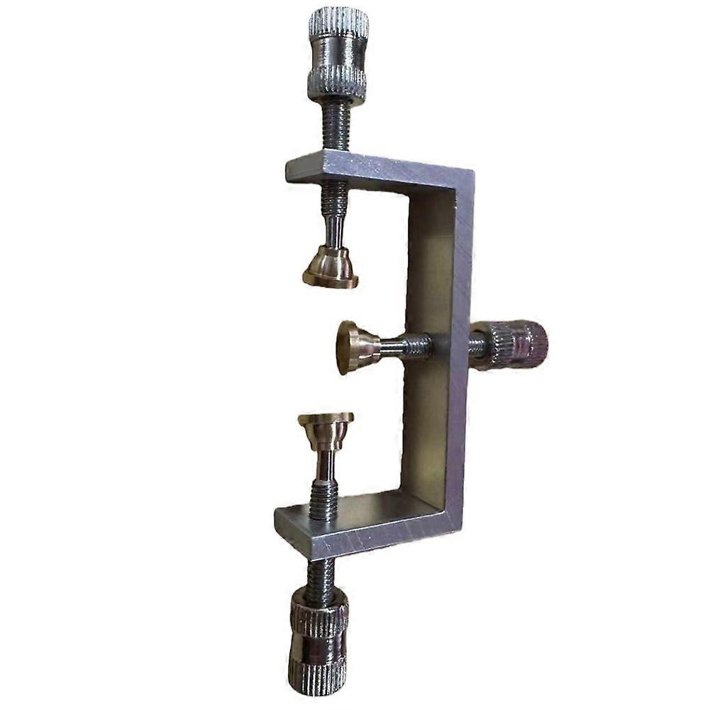 Cello Violin Bridge Fitting Tool Violin Metal Bridge Holder Compatible with Adjustable Luthier Tool