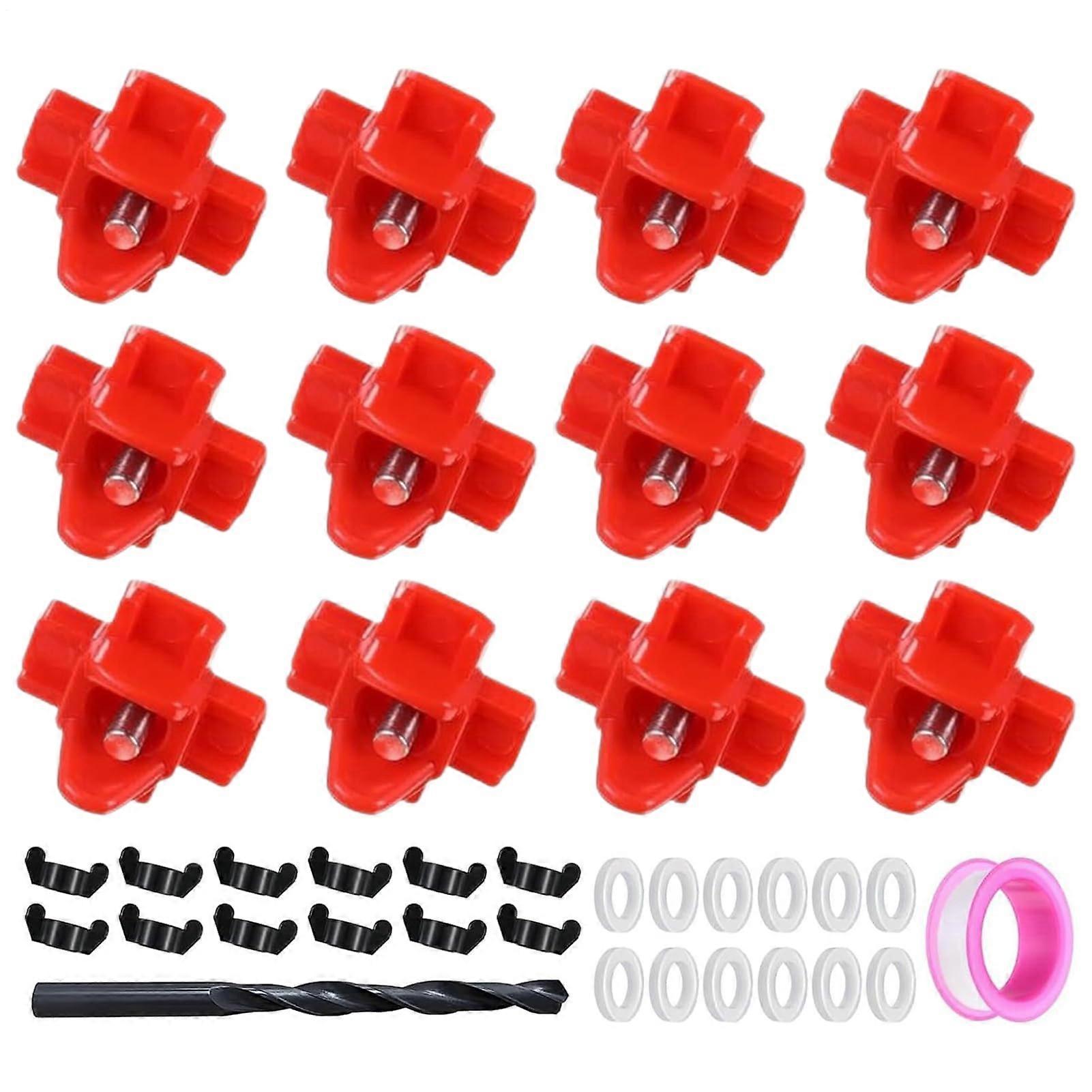 Automatic Chicken Waterer with Stainless Steel Poultry Nipple System, Leakproof Easy Install Kit