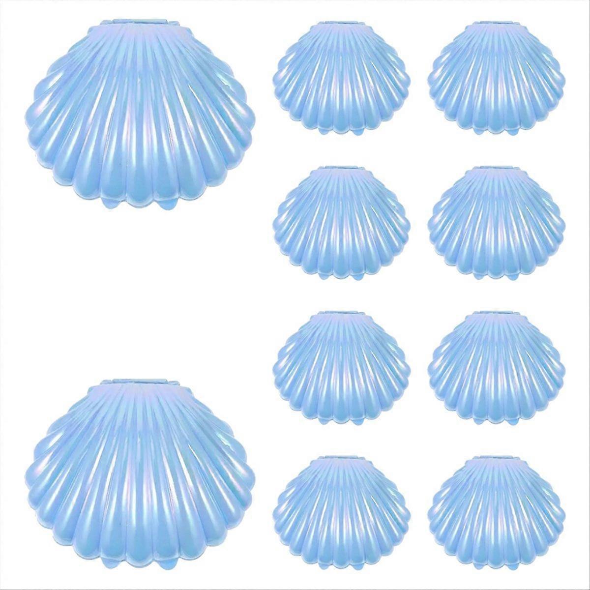 Plastic Shell Candy Boxes Biscuit Treats Holder Storage Boxes, C