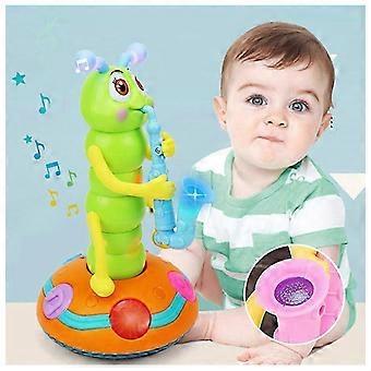 Elektrischer Tanz für Kinder, Verdrehte, Schillernde Lichter, Musik, Universelle wandelnde Raupen (zufällige Farbe)