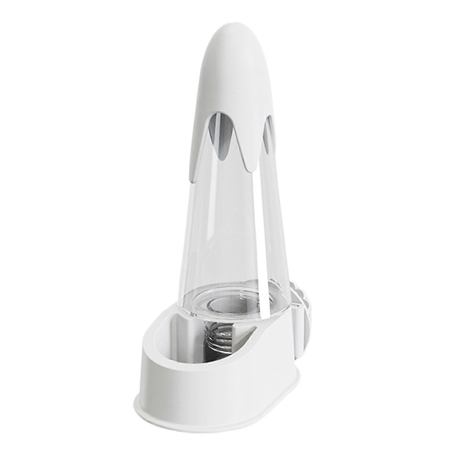 Automatic Bird Water Dispenser for Cages with Easy Installation for Parrots Parakeets Small Pets White