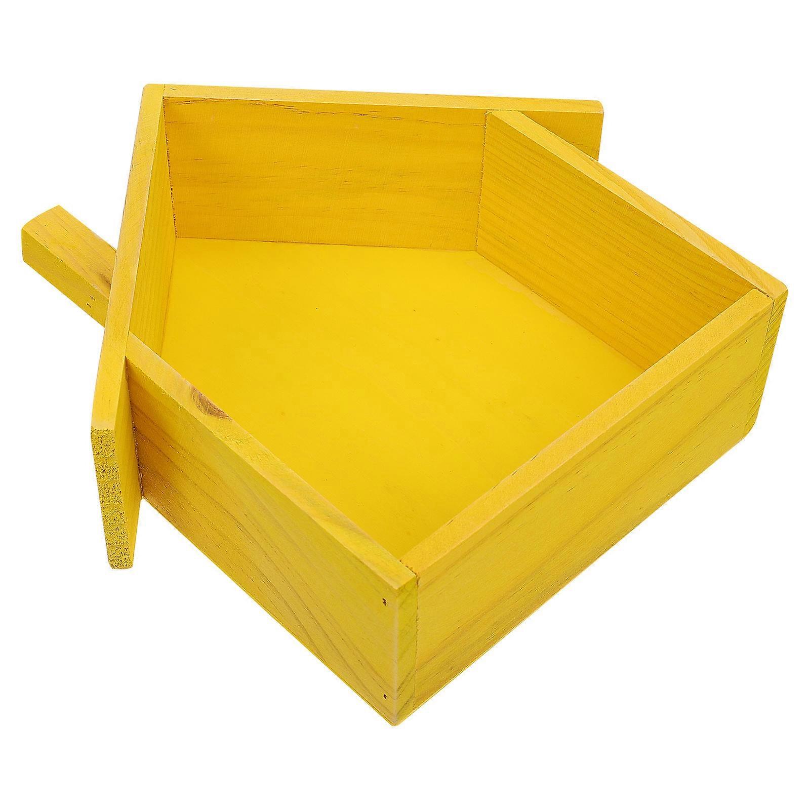 House Shaped Wooden Storage Shelf for Storage 1Pcs Practical Wall Rack