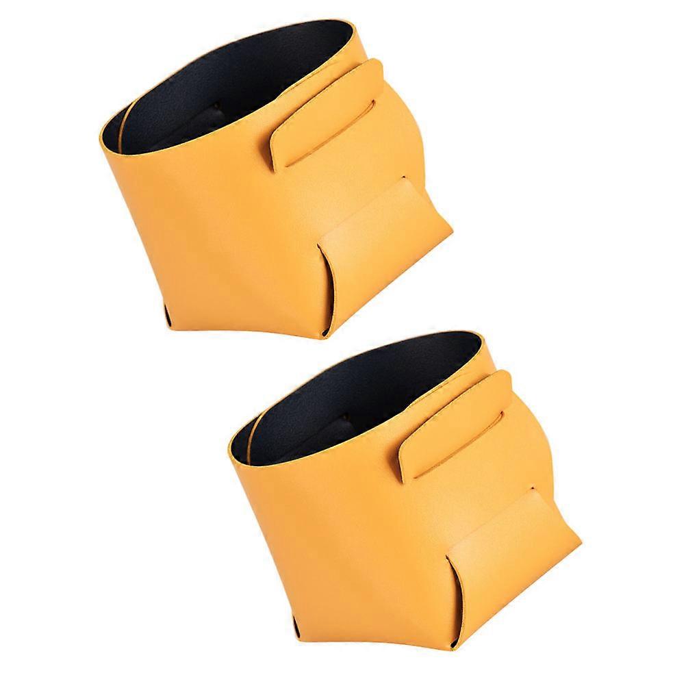 PU Storage Boxes Multi-Purpose for Makeup Keys Desktop 4Pcs Baskets