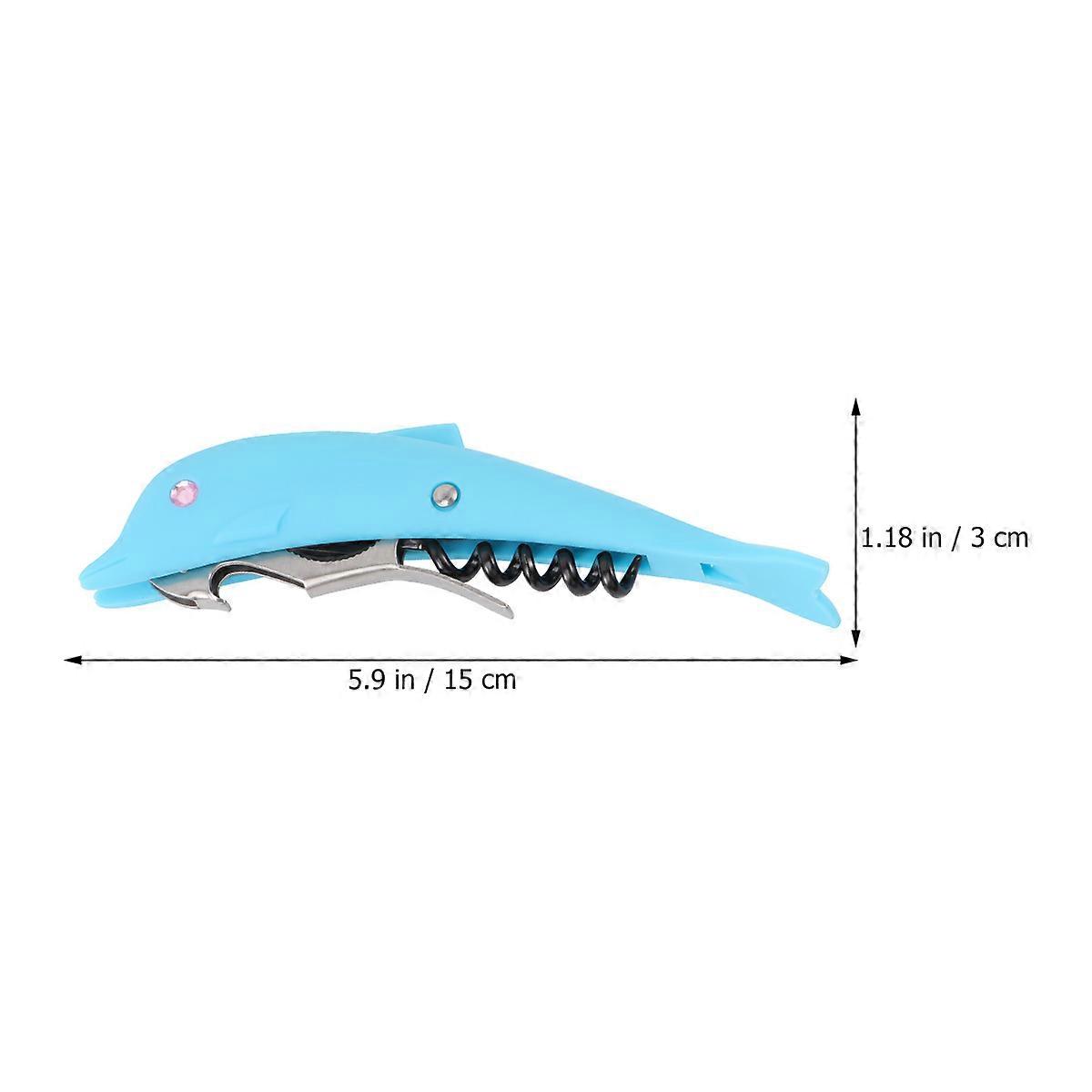 Dolphin Shape Creative for 2Pcs Sky Blue