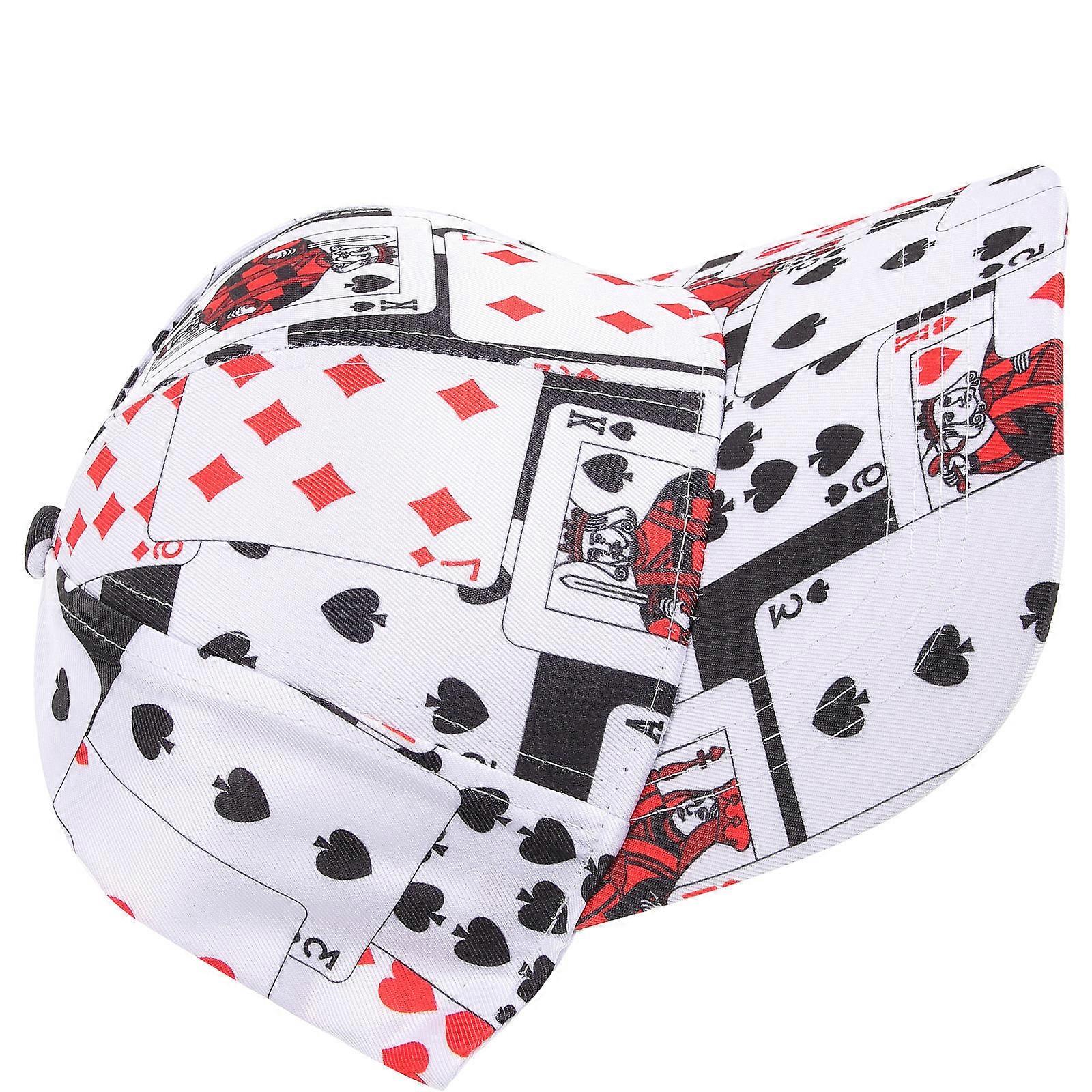 Poker Visor Cap Running Hat Caps Trendy Design Cloth 1Pack