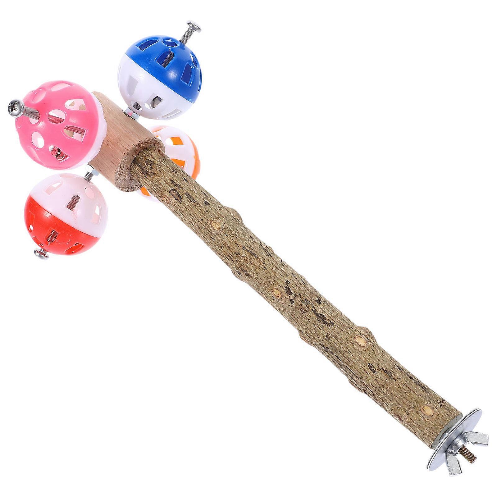Bird Perch Stand with Rotating Ball for Bird Climbing 3Pcs Toy Set