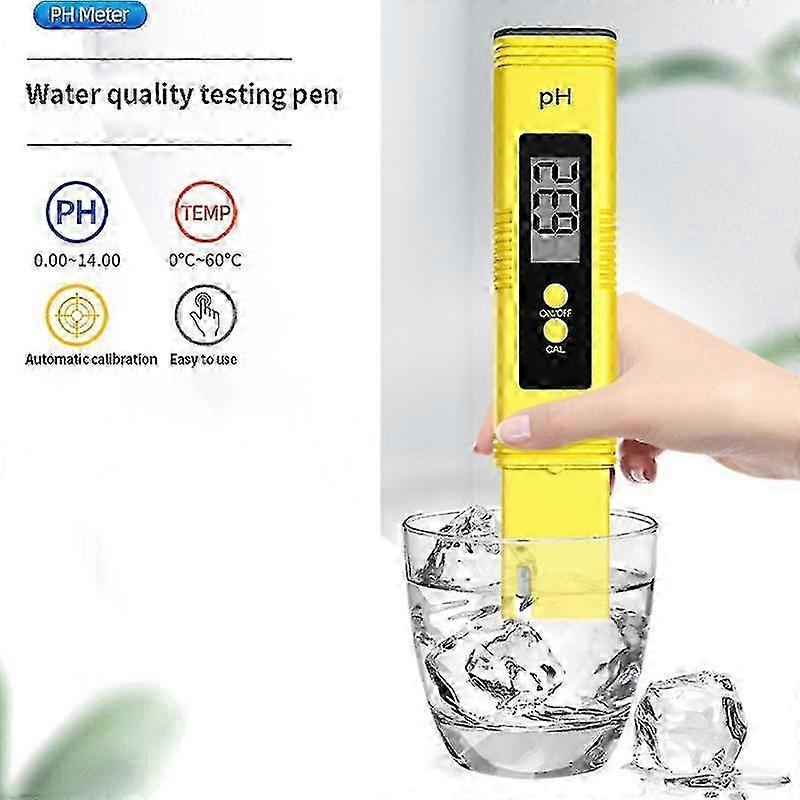 High Precision pH Test Pen with Automatic Calibration 0~60°C Water Quality Testing Tool
