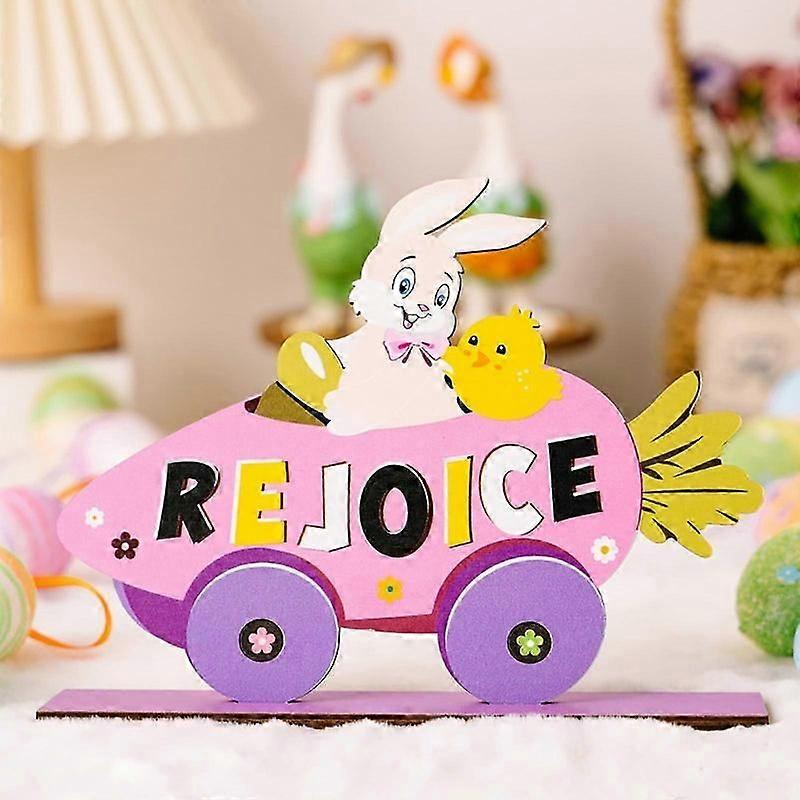 tabletop easter bunny figurine set for home