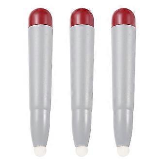Red Stylus Pen 3pcs Set for Electronic Whiteboard, Infrared Touch Control and NonSlip Ergonomic Grip