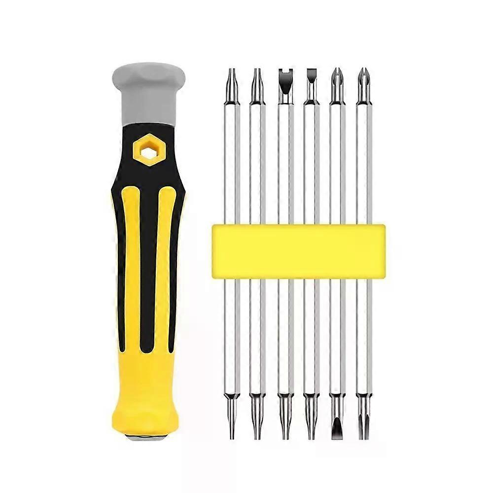 Special-shaped screwdriver 12-in-1 tool set two-way replaceable bit with magnetic handle Multi-function Screwdriver set