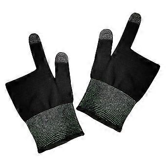 Luvas de inverno quentinhas para jogos, luvas de dedo para as mãos, 1 par, confortáveis ​​e respiráveis.