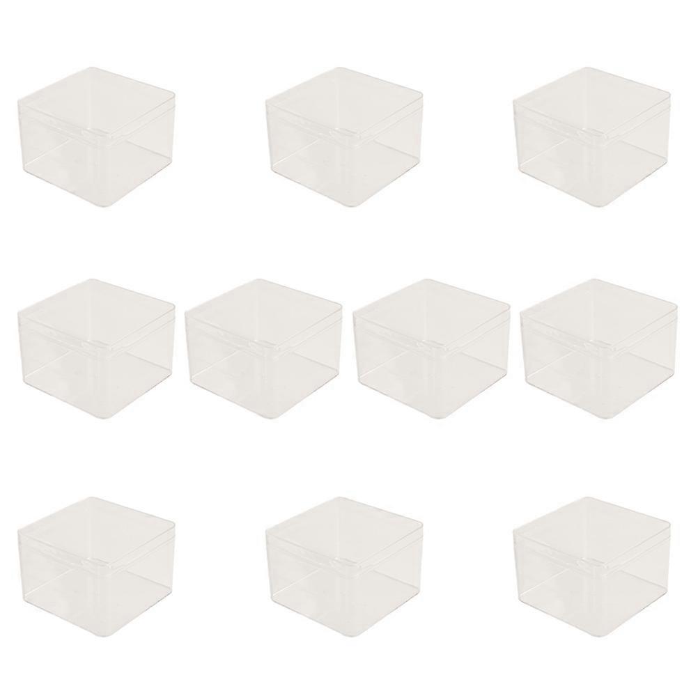 Clear Plastic Dessert Container Cake Box for Mousse Serving 20Pcs