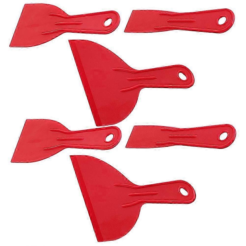 Kitchen Cleaning Tool Plastic for Stains 2Sets Red