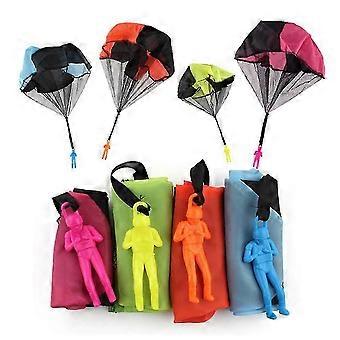 Children's Outdoor Toy Parachute Toy, Hand-launched Parachute (4 Pieces) 2026