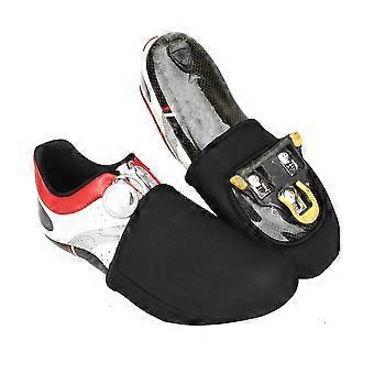 Winddichte schoenovertrekken voor fietsen, 2 paar zwarte, waterdichte en reflecterende overschoenen.