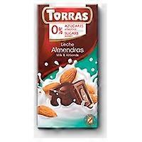Milk chocolate and almonds 75 g
