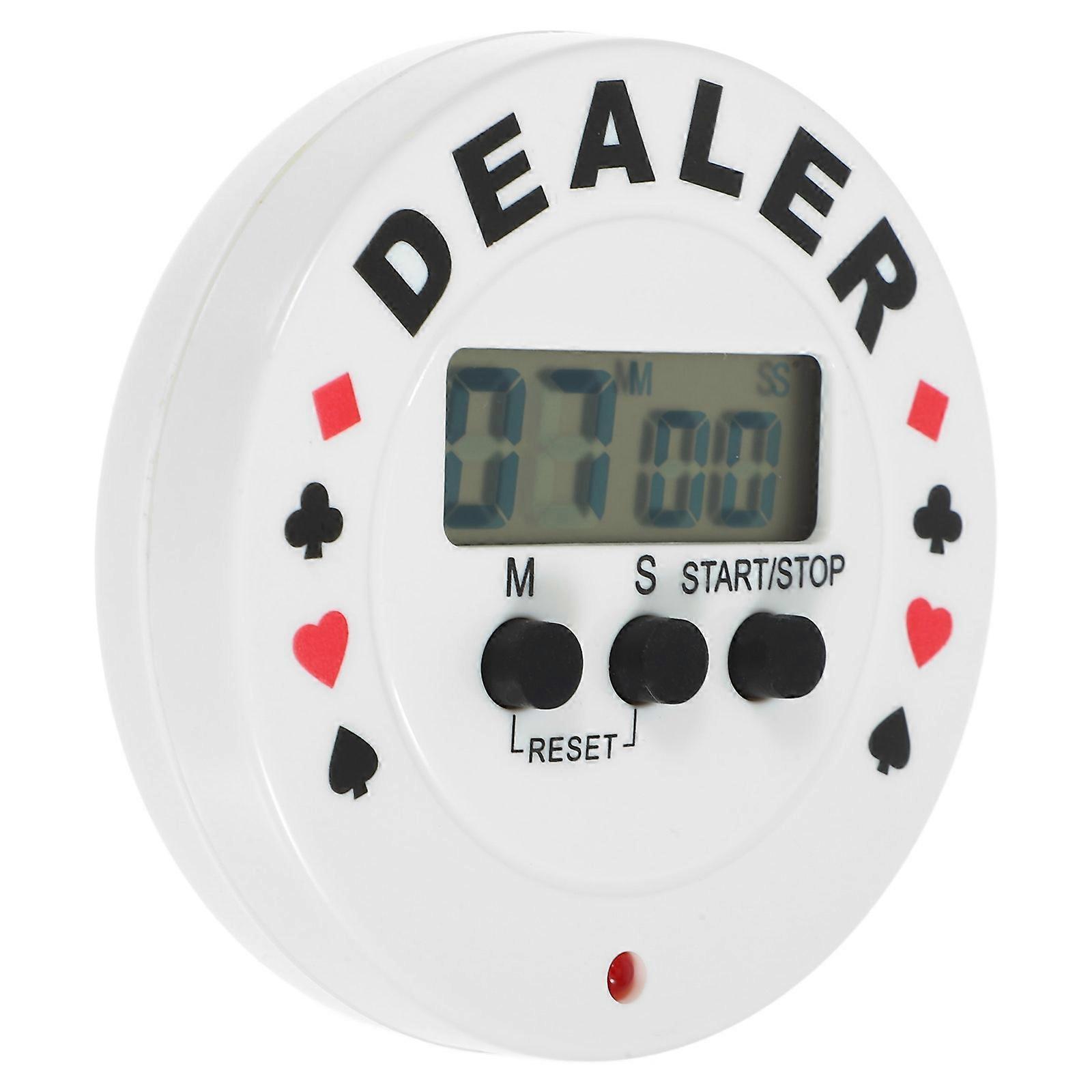 Poker Timer Countdown Timer Board Game Dealer Digital Clock Game Timer Poker Accessory