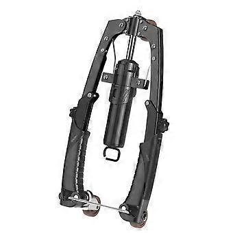 Appareil de musculation des bras avec résistance hydraulique réglable de 10 à 200 kg pour l'entraînement des muscles des épaules.