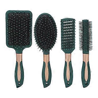 4pcs Hair Brush Comb Set, Air Massage Bristles, Suitable for All Hair Types, Wet & Dry Use