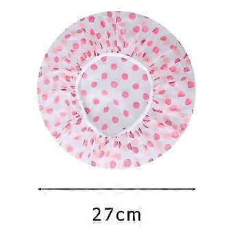 3 Pack Shower Caps For Women, Waterproof Shower Caps Reusable Shower Hats Elastic Hair Bath Caps For Ladies Spa Salon