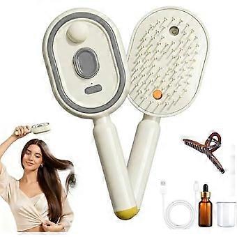 Quality Quality Exquisite Electric Spray Air Cushion Comb for Women, Self-Cleaning Anti-Tangle Electric Spray & Massage Hair Brush, Rechargeable Steam