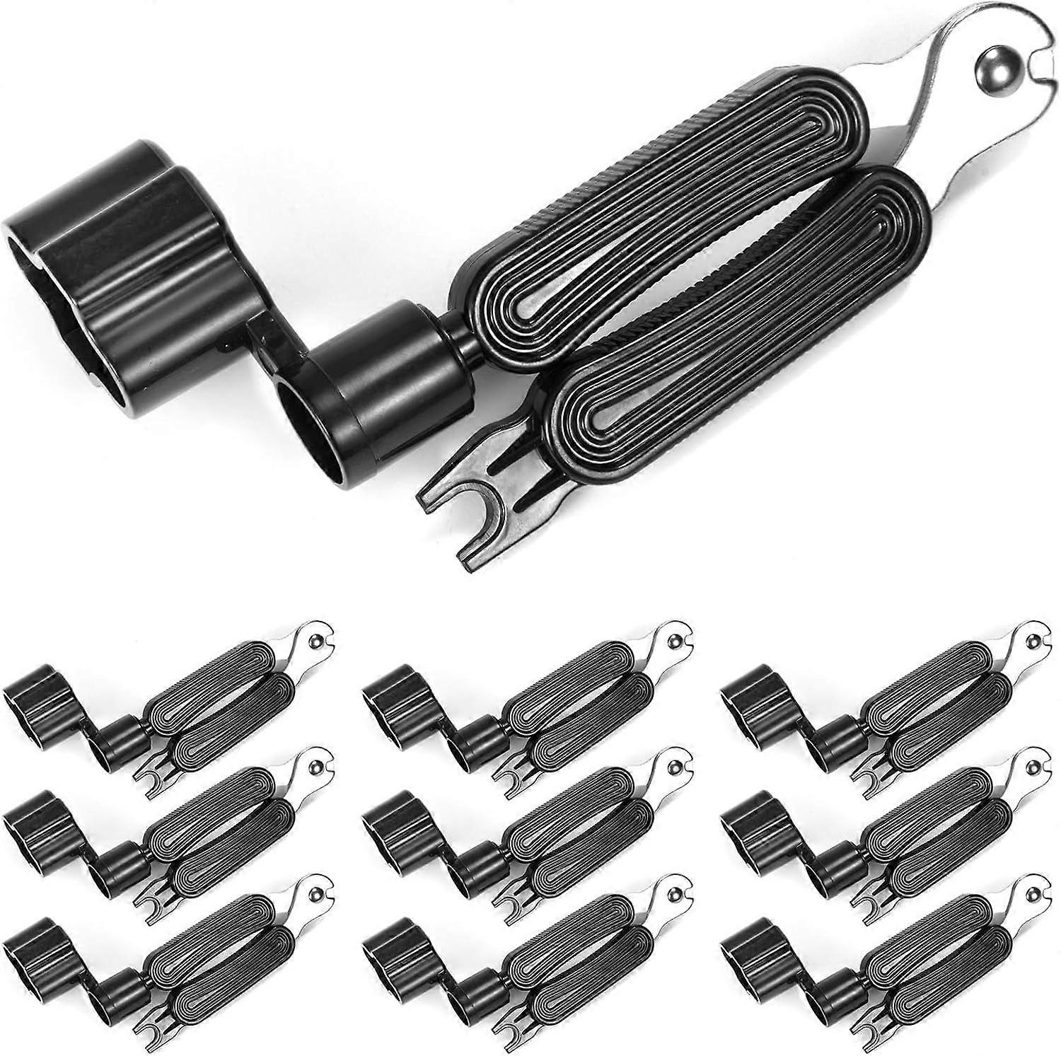 10pcs Guitar String Winders Black